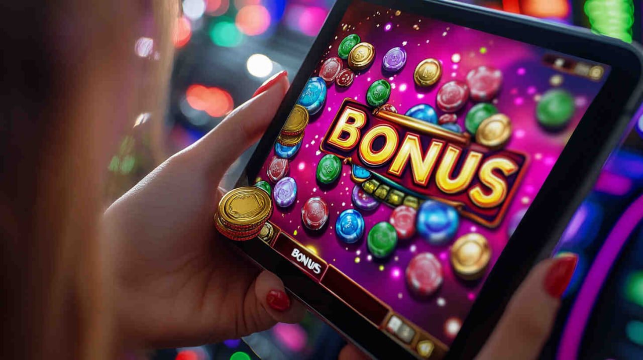 Tampilan permainan Galactic Gems dengan tema luar angkasa dan simbol batu mulia di mejaqq
